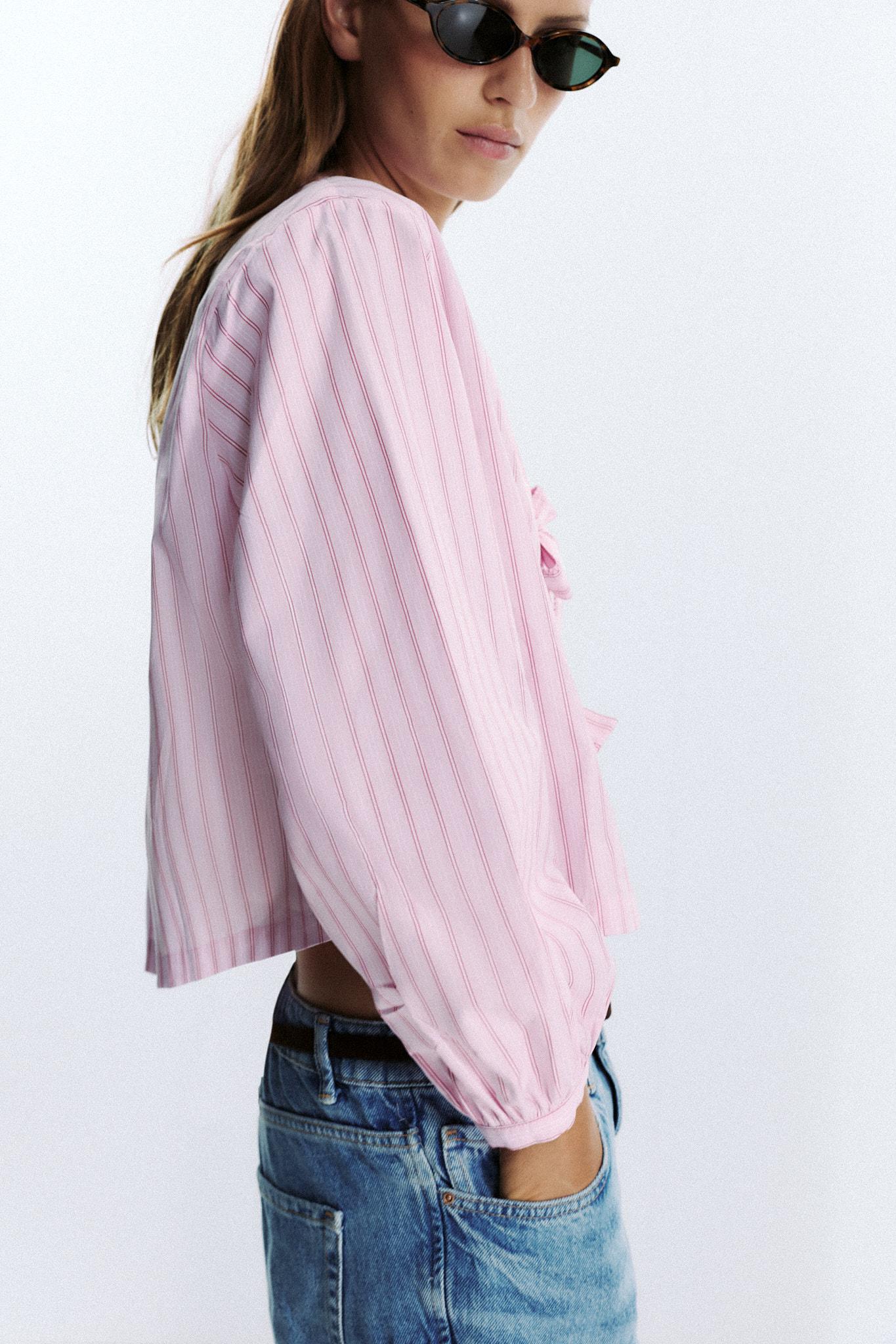 Striped Poplin Shirt