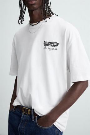 T-SHIRT WITH RAISED PRINTS - Image 5