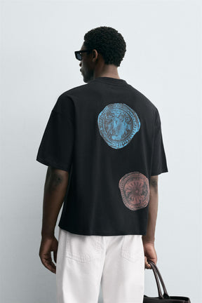 COIN PRINT T-SHIRT - Image 3