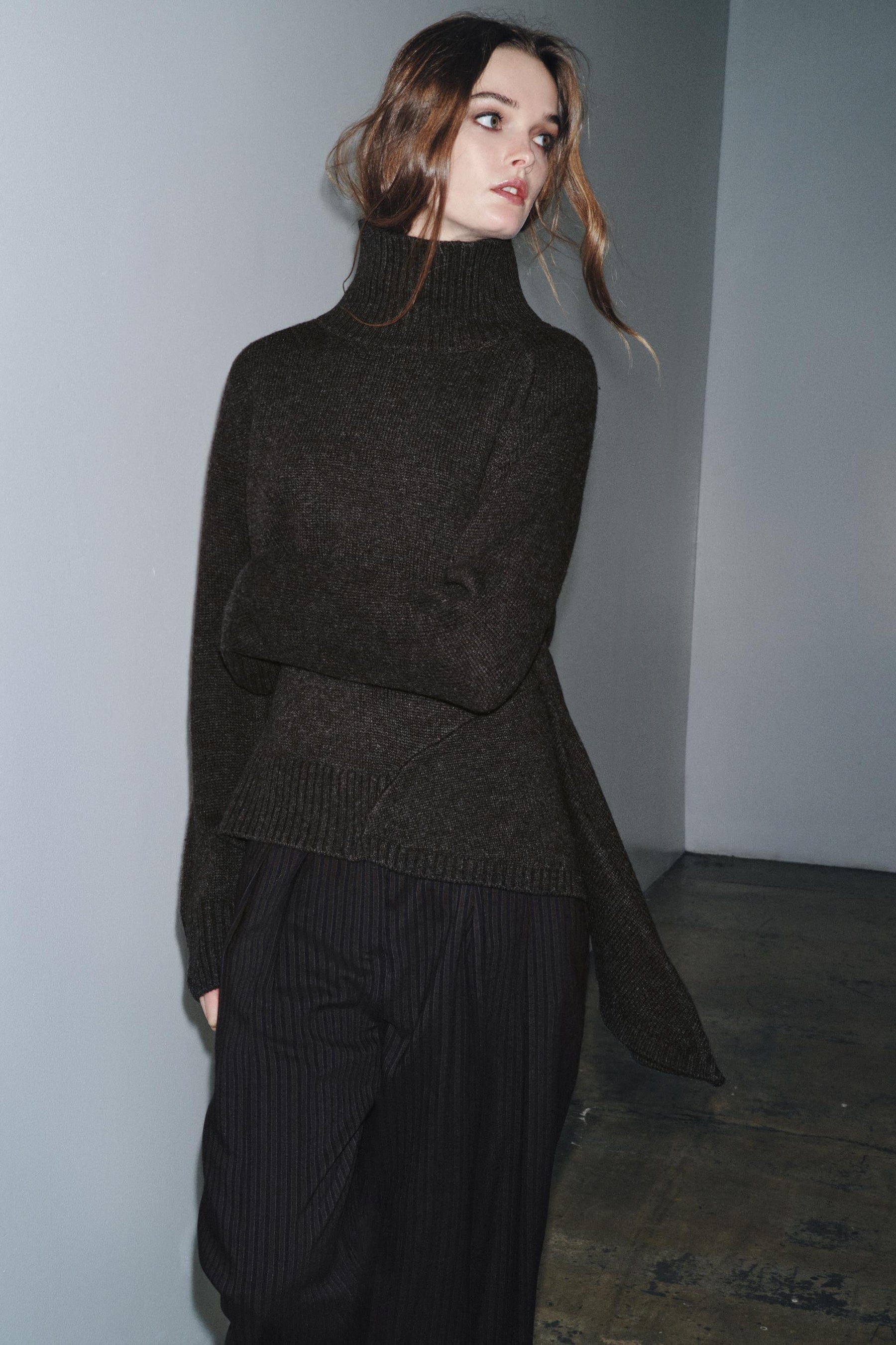 Asymmetric Wool Jumper