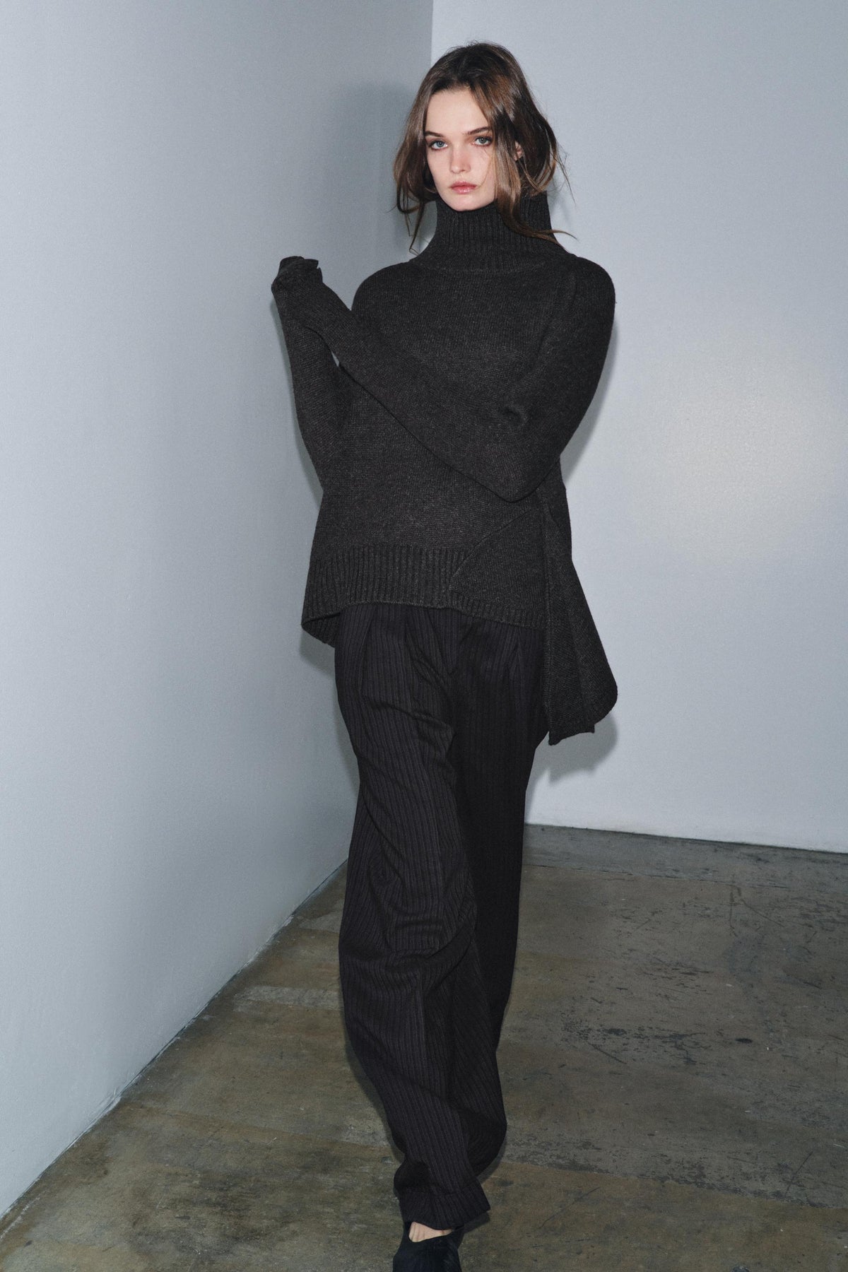 Asymmetric Wool Jumper