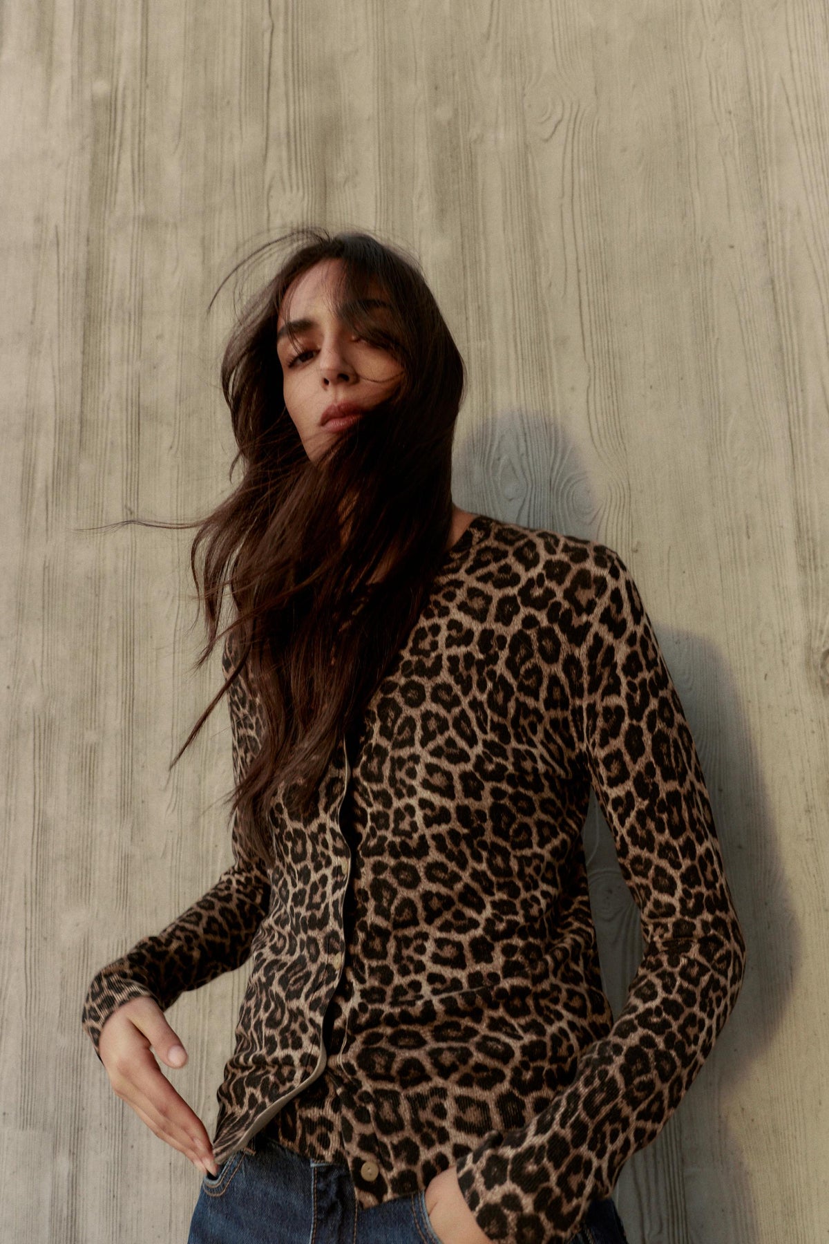 ANIMAL PRINT CARDIGAN - Image 2