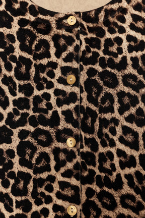 Animal Print Cardigan