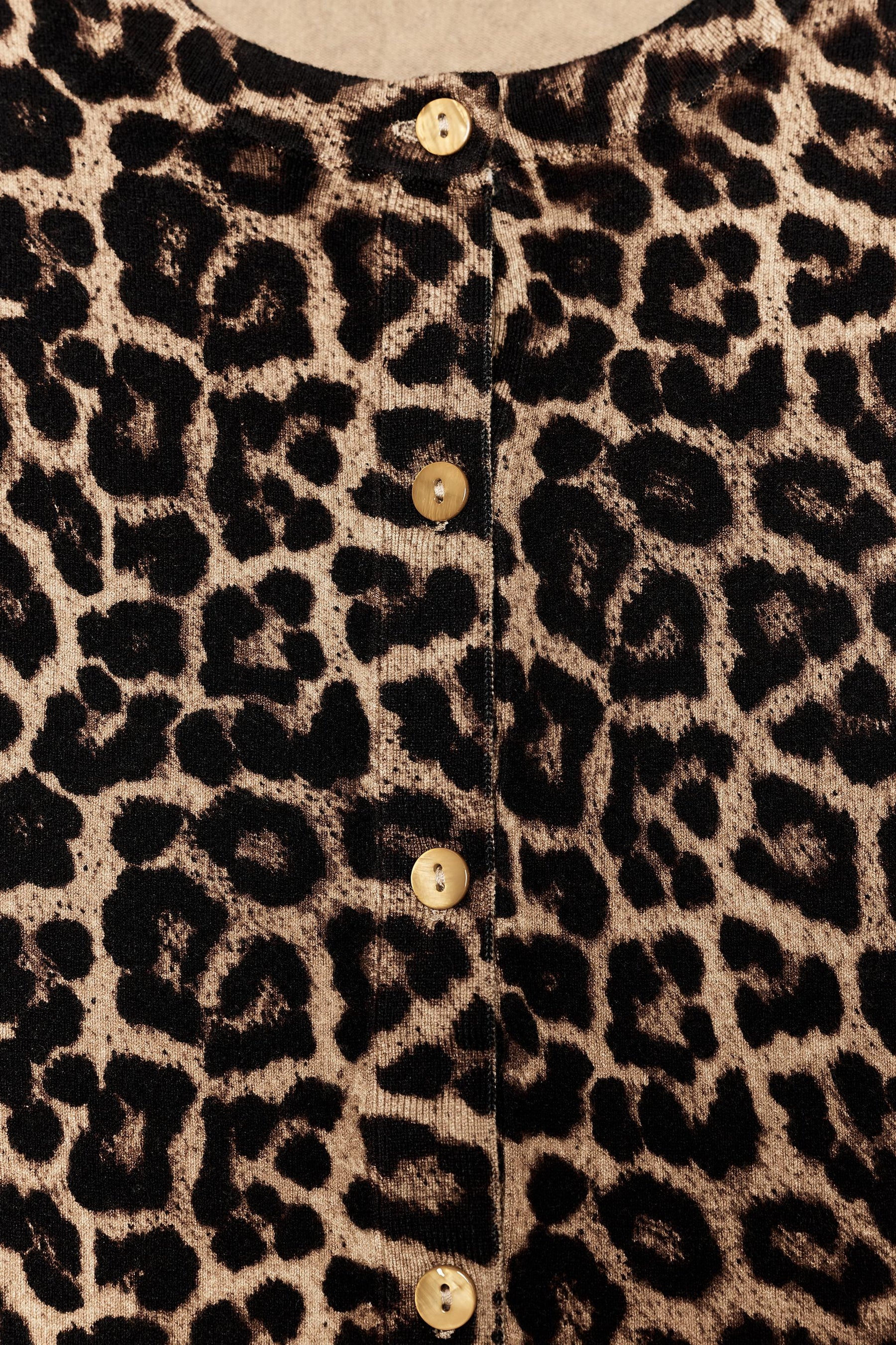 ANIMAL PRINT CARDIGAN - Image 5