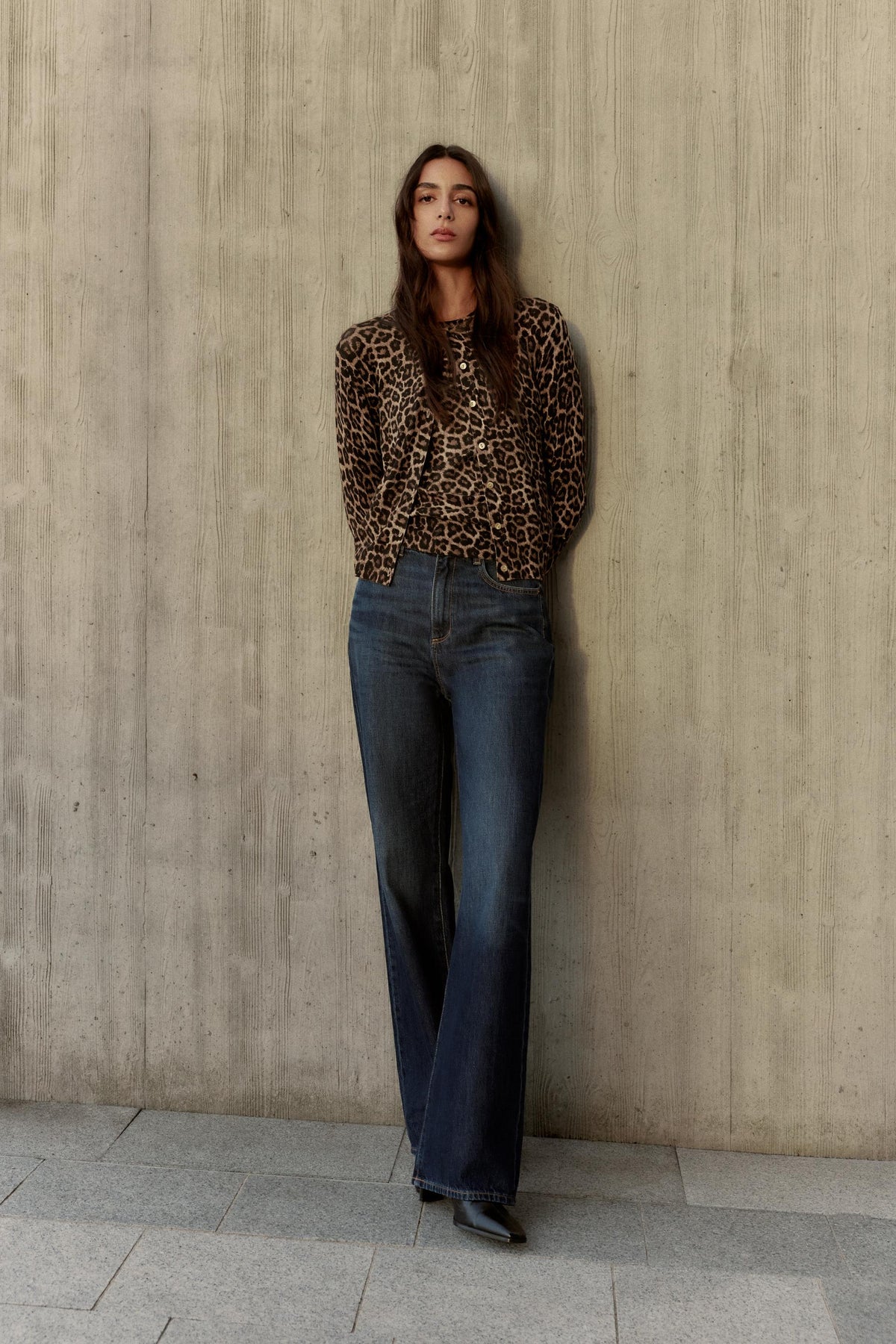 ANIMAL PRINT CARDIGAN - Image 1