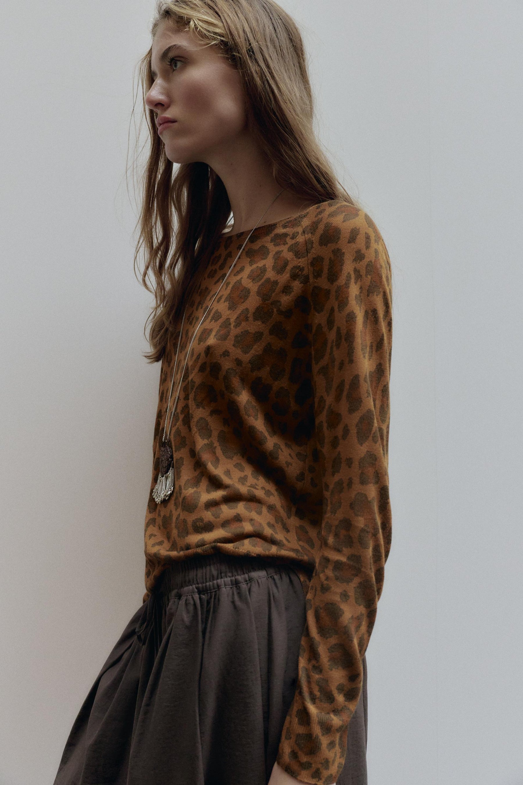 Animal Print Jumper