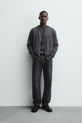 REGULAR FIT CARDIGAN WITH WOOL - Image 1