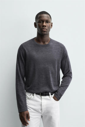 LIGHTWEIGHT WOOL JUMPER - Image 2
