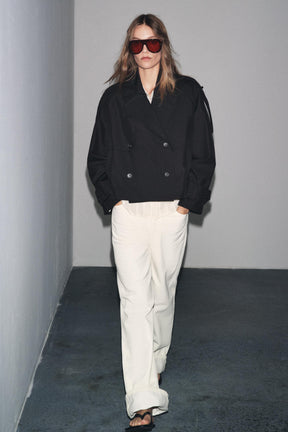 SHORT WATER-REPELLENT TRENCH ZW COLLECTION - Image 2