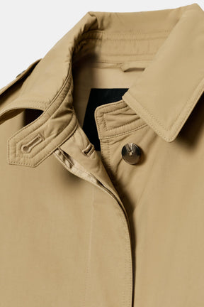 ZW COLLECTION PADDED TRENCH COAT WITH BELT - Image 6