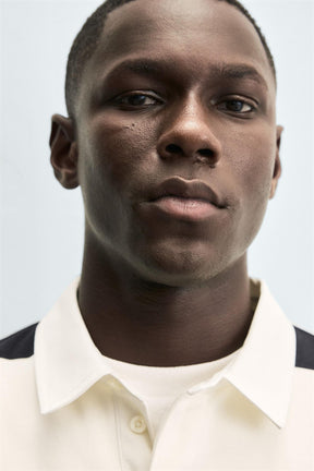Contrast Collar Polo
