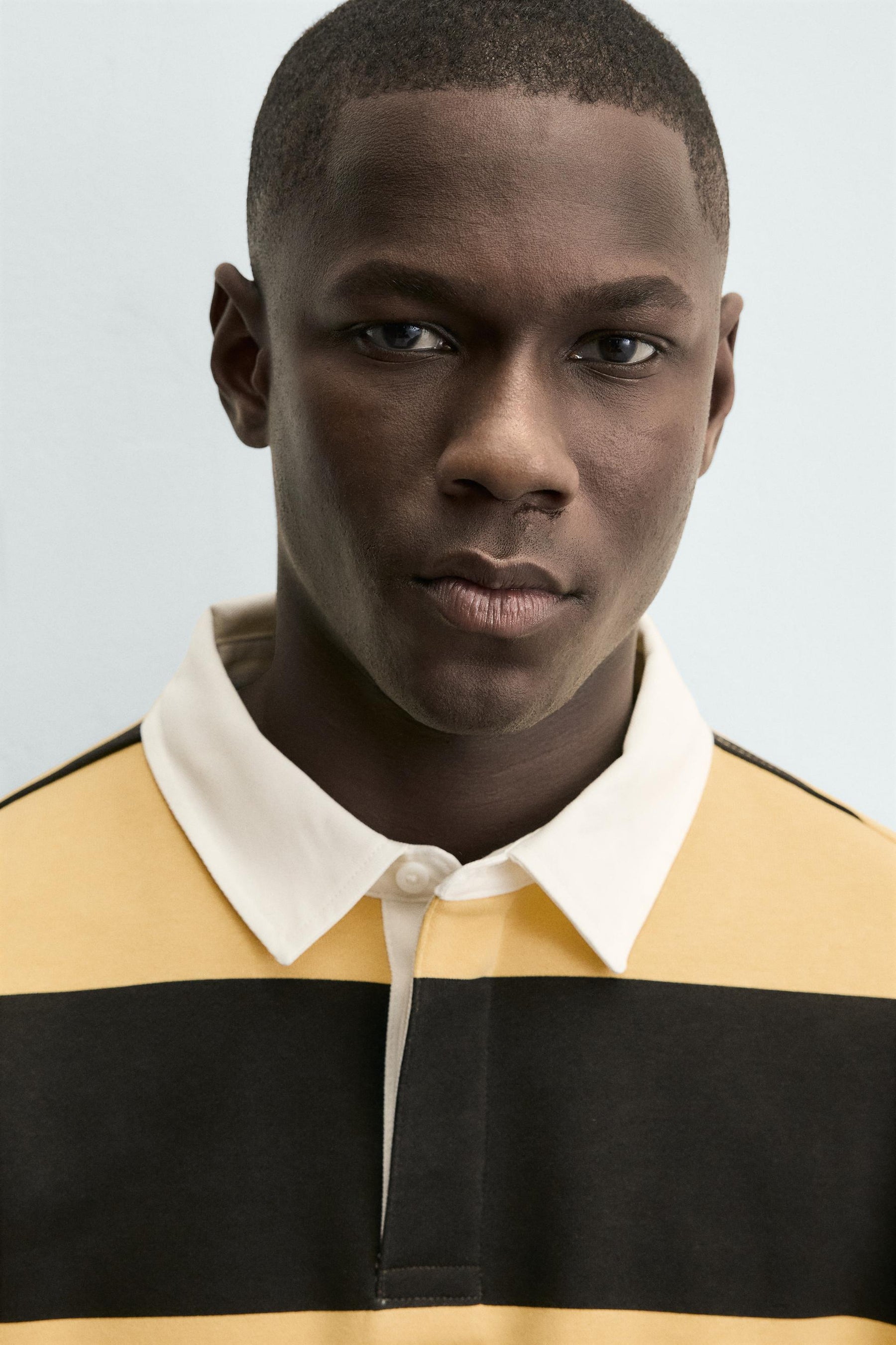 CONTRAST COLLAR POLO SWEATSHIRT - Image 5