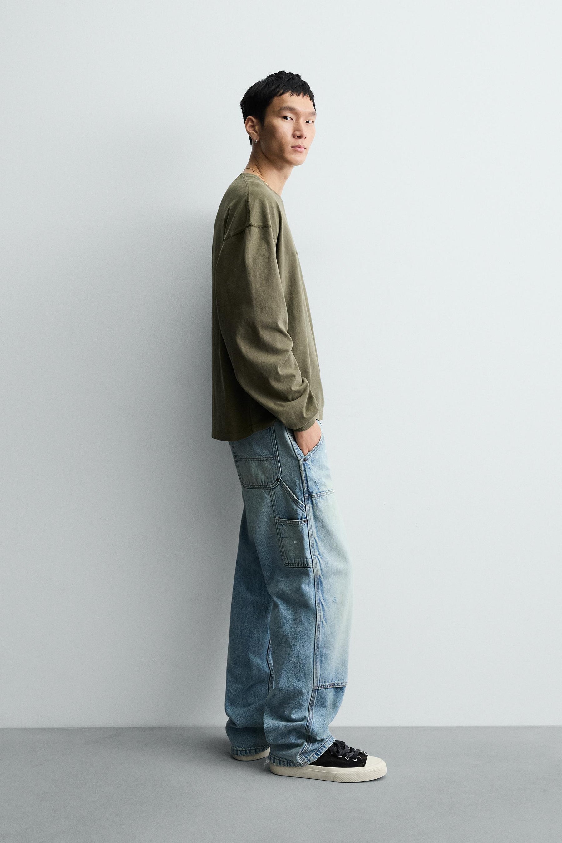 WASHED TEXTURED T-SHIRT - Image 4