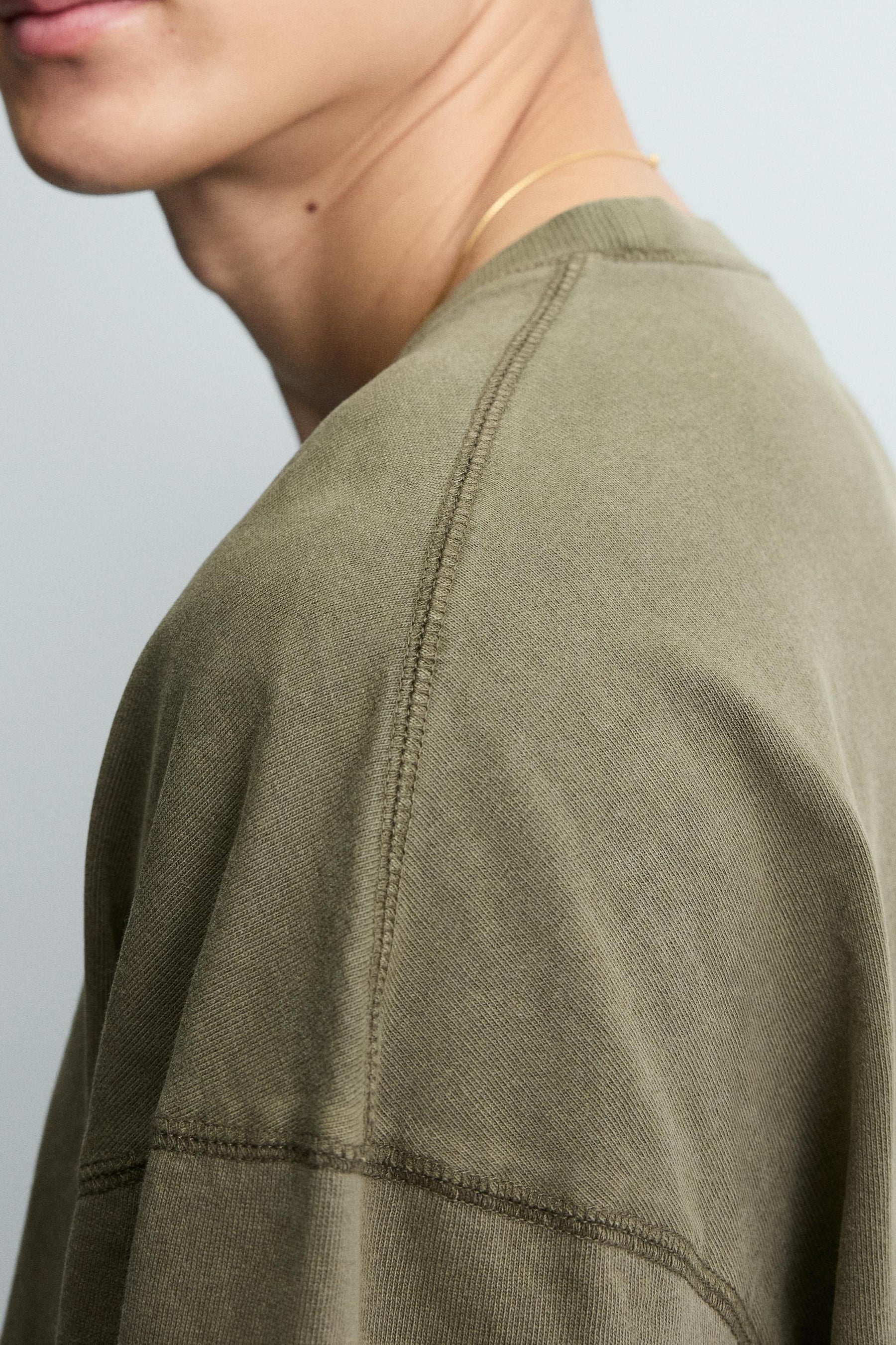 WASHED TEXTURED T-SHIRT - Image 6