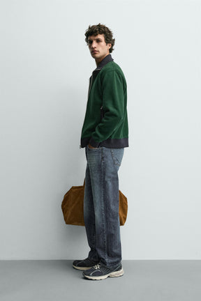 COLOUR BLOCK JACKET - Image 4