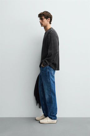 BASIC WAFFLE-KNIT T-SHIRT - Image 4