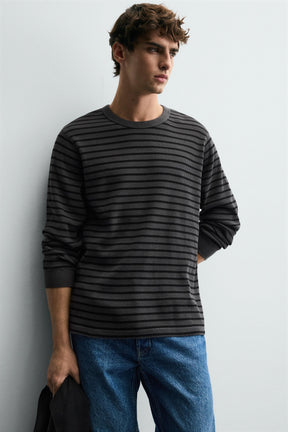 BASIC WAFFLE-KNIT T-SHIRT - Image 5