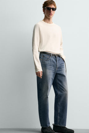 AARON LEVINE X WAFFLE-KNIT TEXTURE T-SHIRT - Image 5