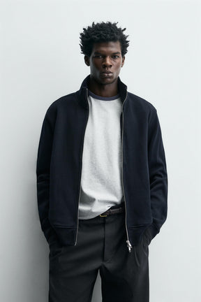 INTERLOCK RIBBED JACKET - Image 2
