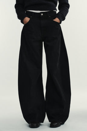 OVERSIZE MID-WAIST JEANS