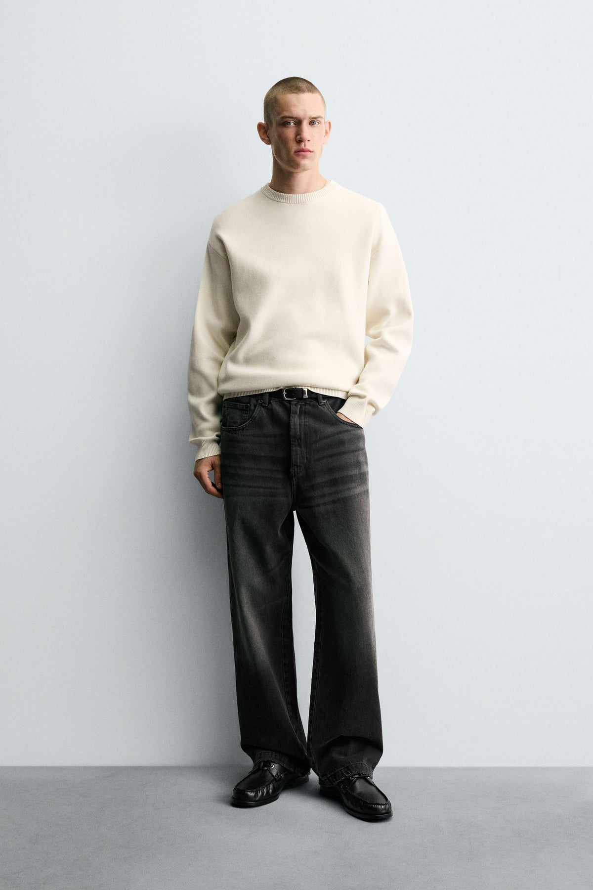 SOFT TEXTURED SWEATER - Image 1
