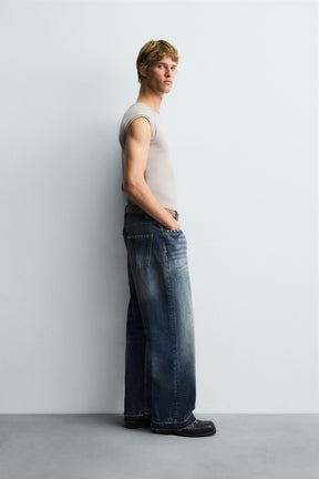 STUDDED LOOSE FIT JEANS - Image 4