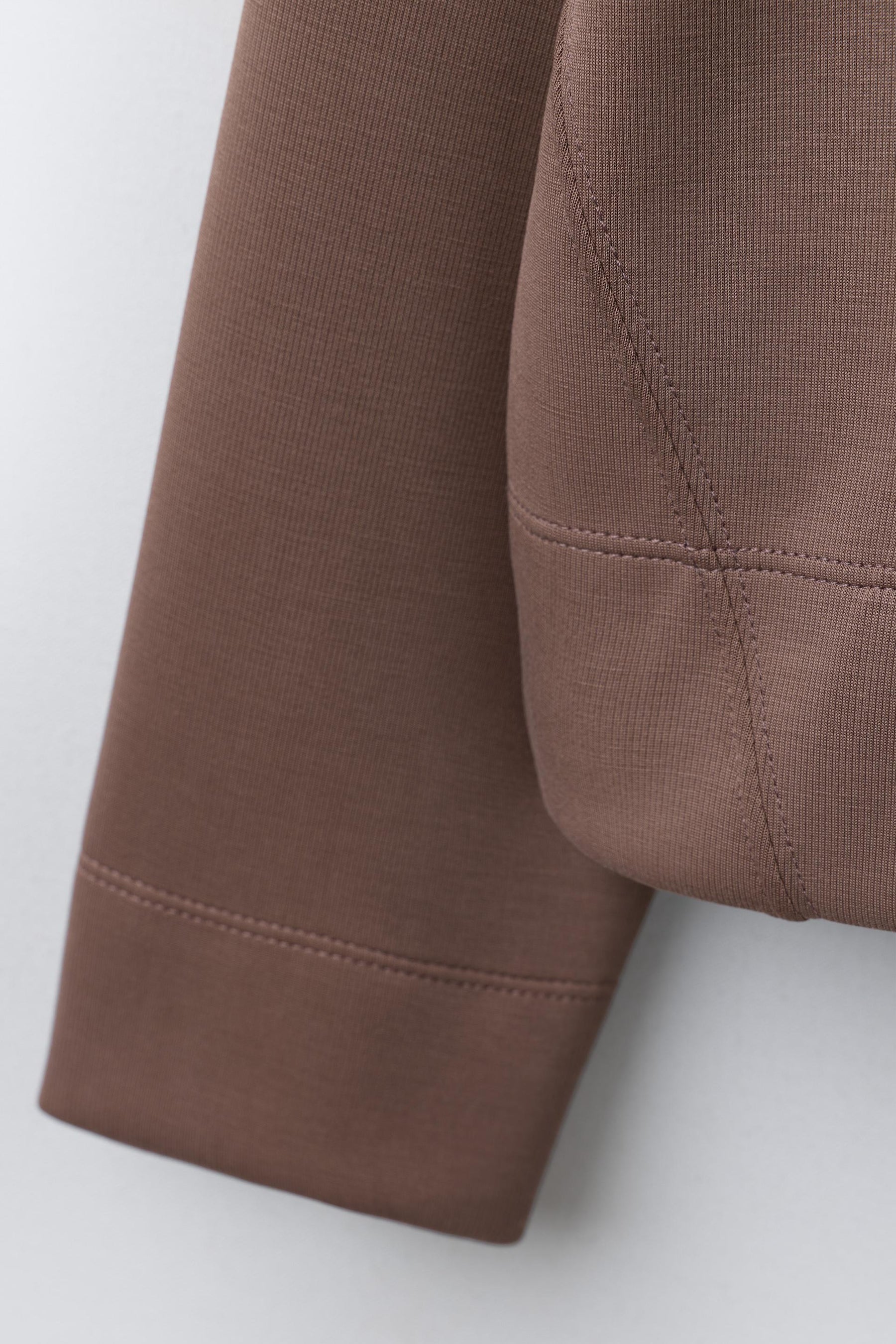 SWEATSHIRT WITH SLOGAN AND MODAL - Image 4