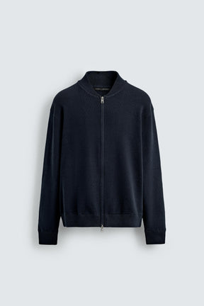 COTTON BLEND KNIT CARDIGAN - Image 6