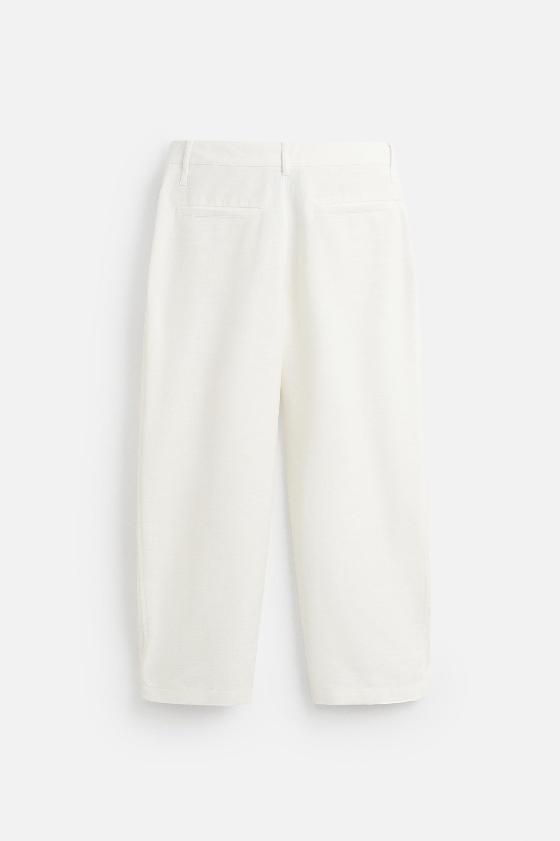 RELAXED FIT PLEATED TROUSERS - Image 8