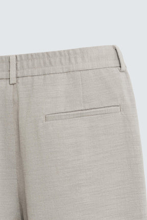 TEXTURED REGULAR FIT TROUSERS - Image 10