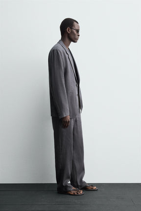 100% LINEN SUIT TROUSERS - Image 4
