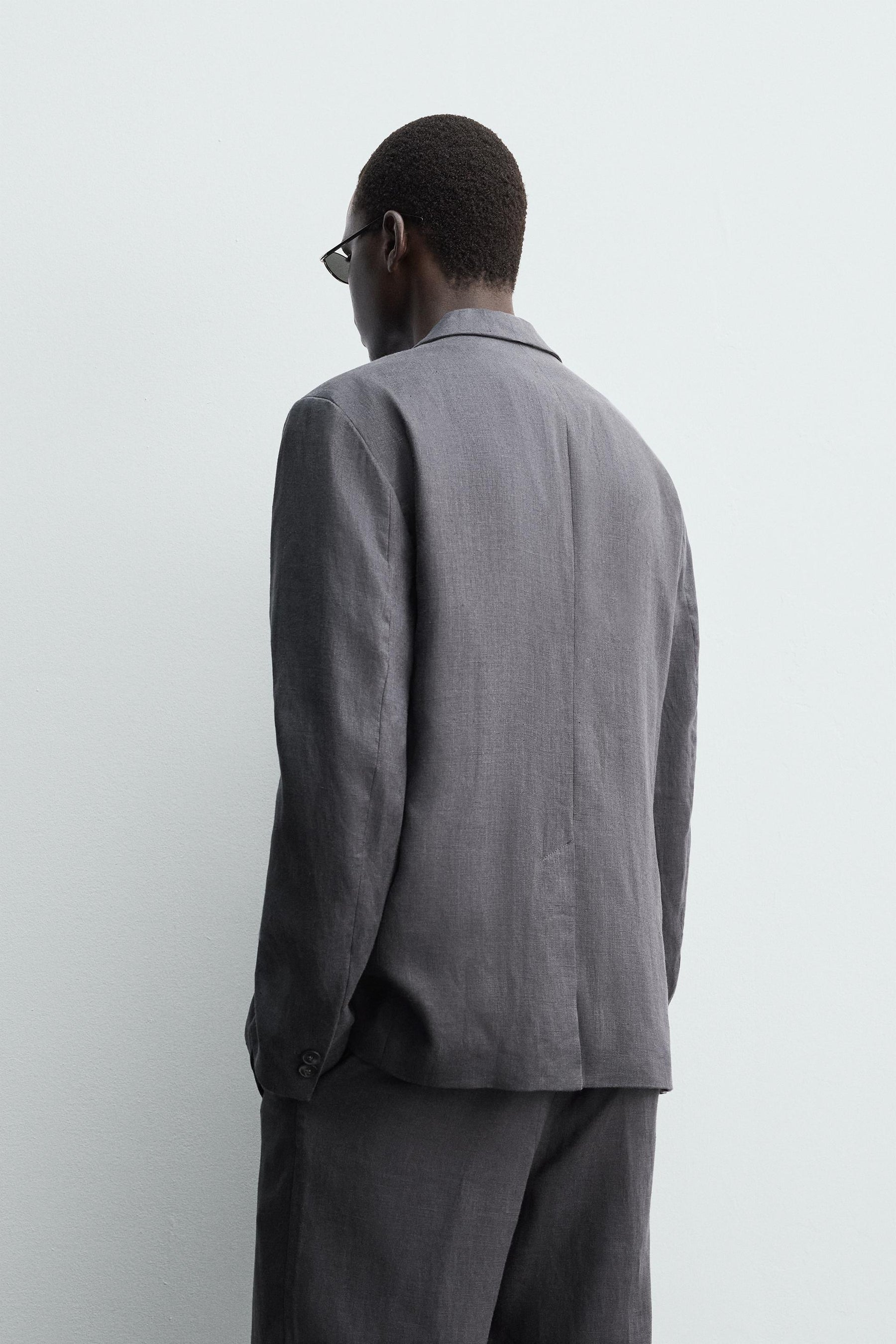 100% LINEN SUIT BLAZER - Image 2