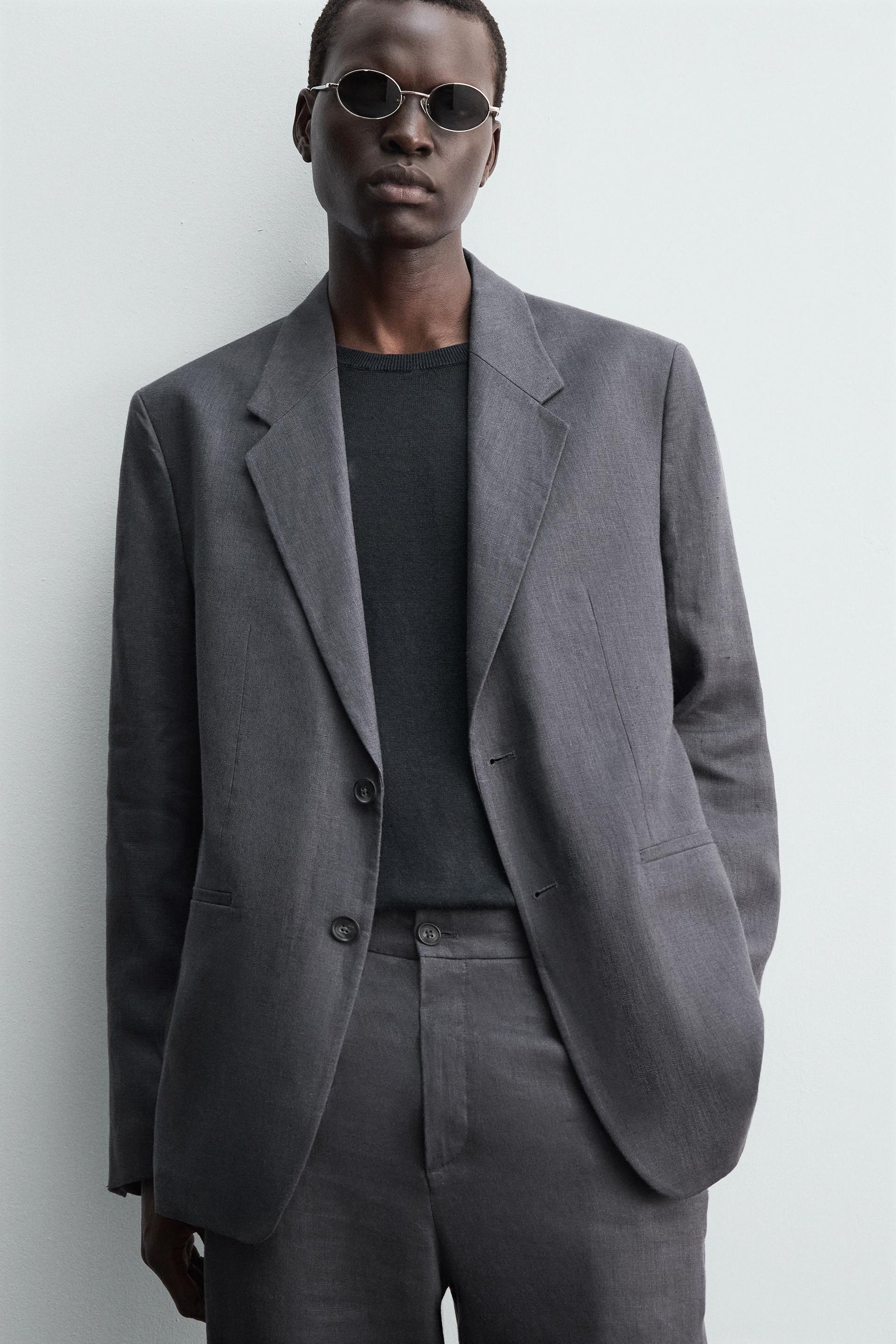 100% LINEN SUIT BLAZER - Image 4