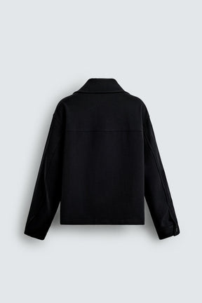BOXY FIT ZIP-UP OVERSHIRT - Image 8