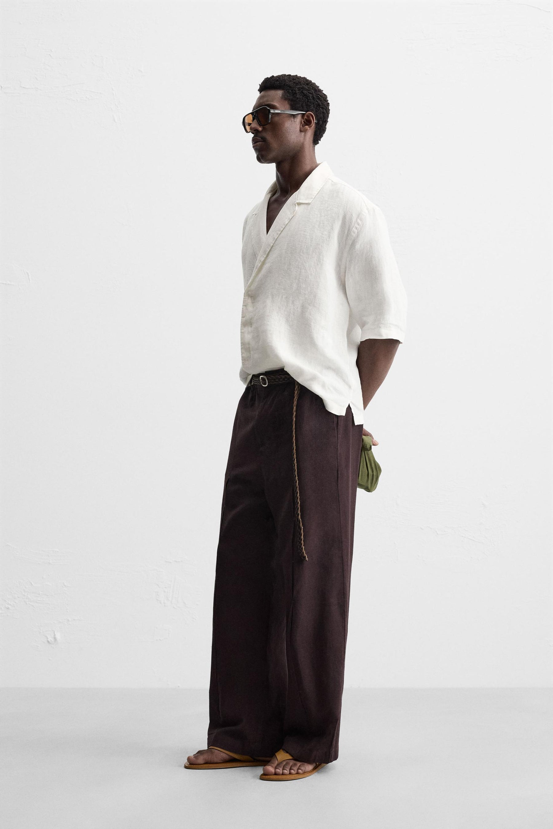 100% LINEN KIMONO SHIRT - Image 4