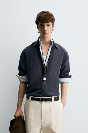 RELAXED FIT FLOWING SHIRT - Image 2