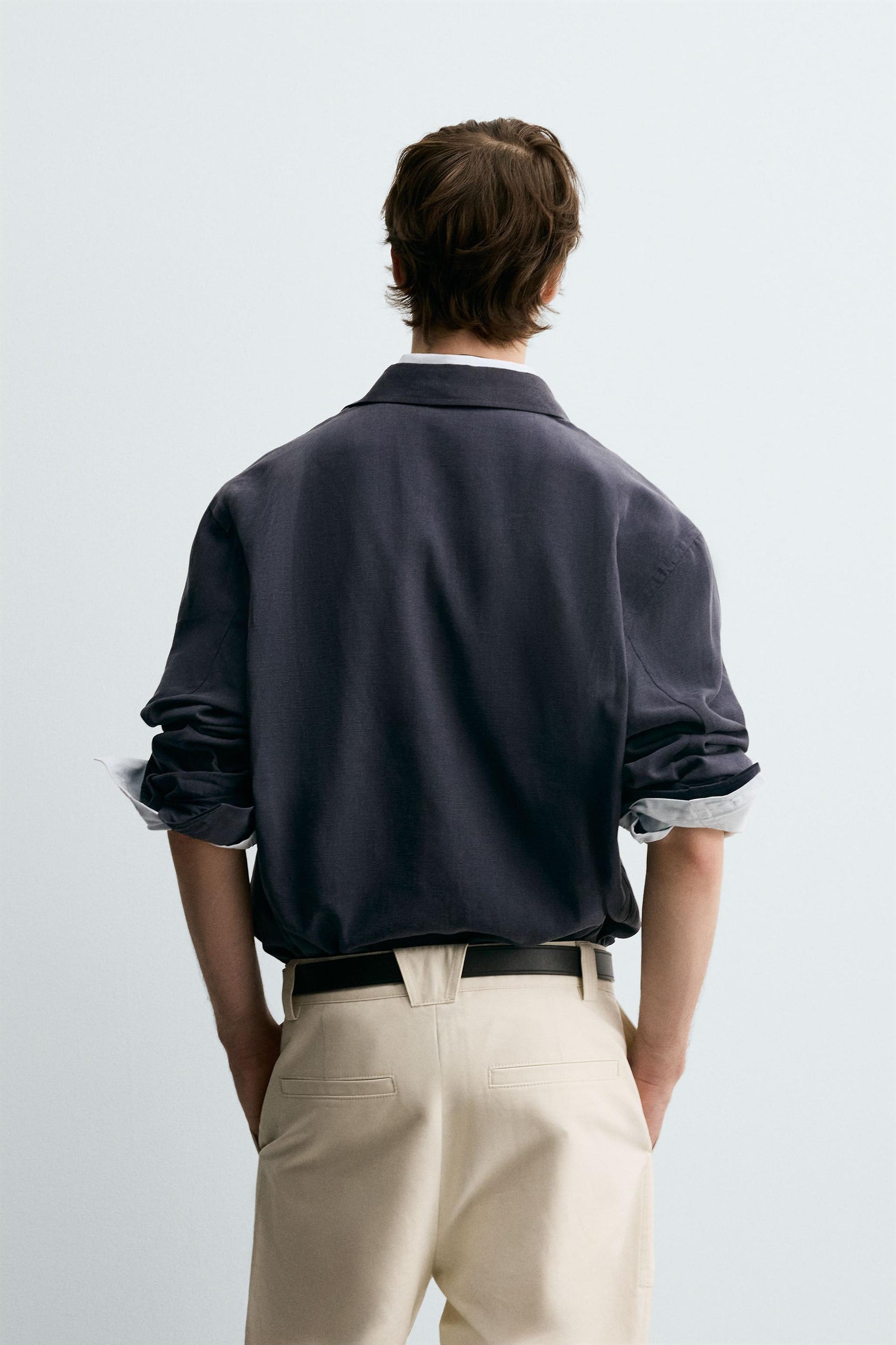 RELAXED FIT FLOWING SHIRT - Image 3
