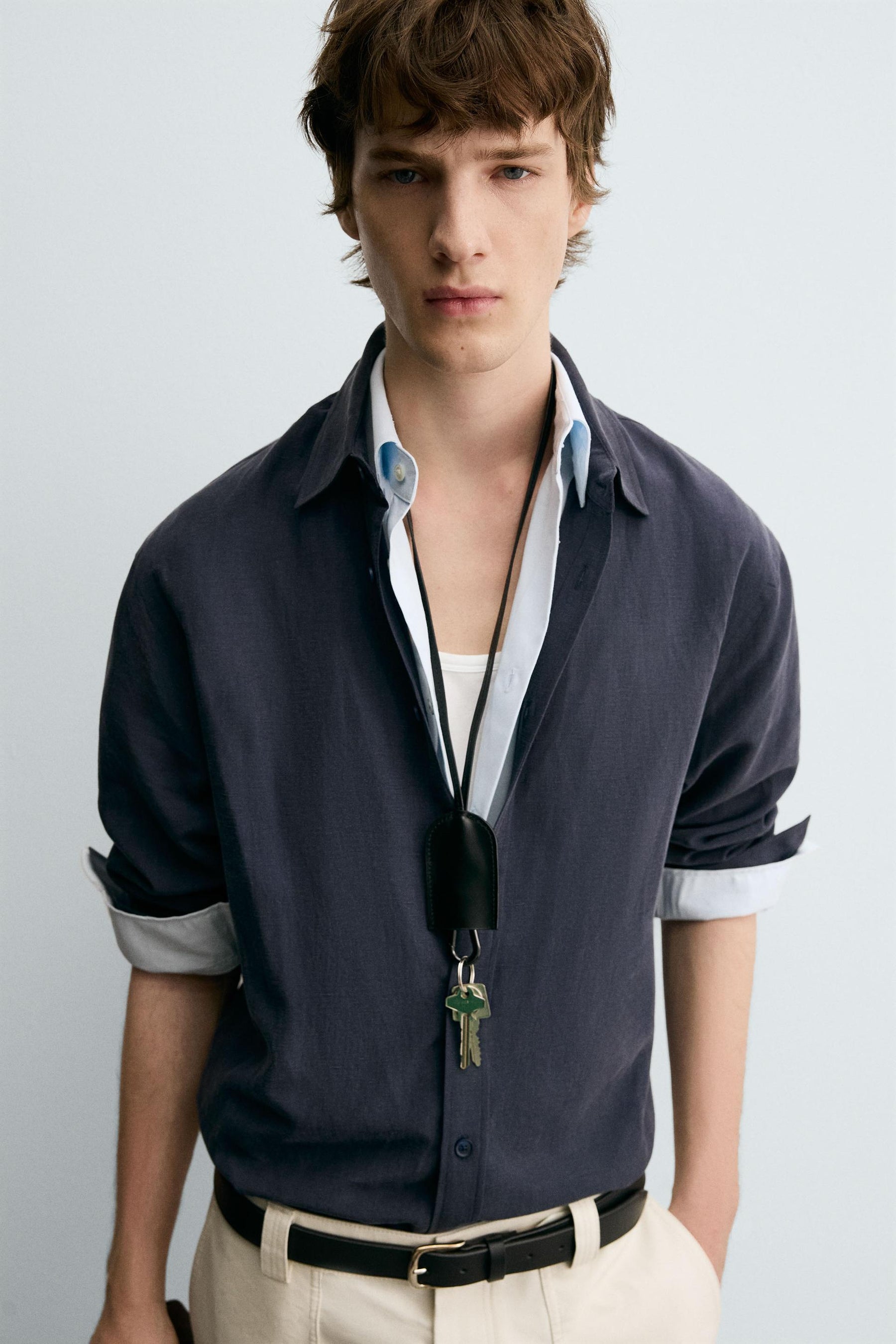 RELAXED FIT FLOWING SHIRT - Image 5