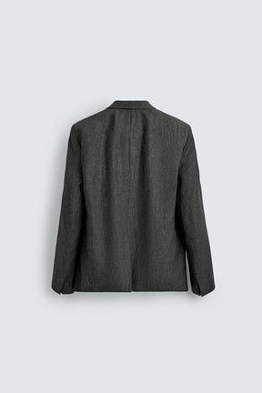 100% LINEN SUIT BLAZER - Image 8