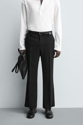 LOOSE-FITTING FLARED TROUSERS - Image 2