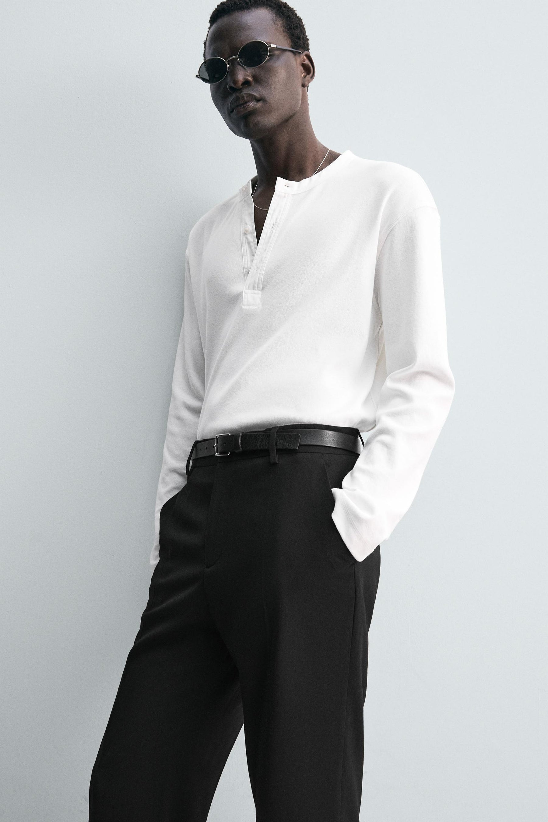 LOOSE-FITTING FLARED TROUSERS - Image 6