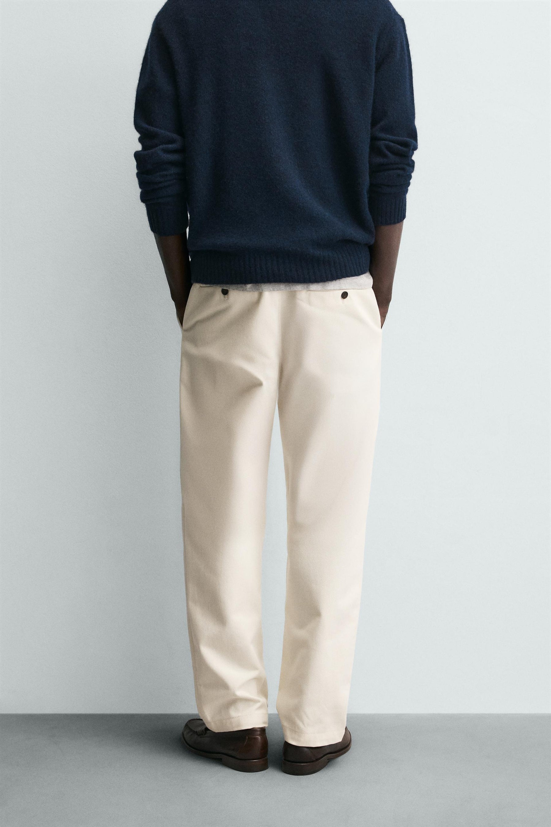 Textured Straight Leg Hose