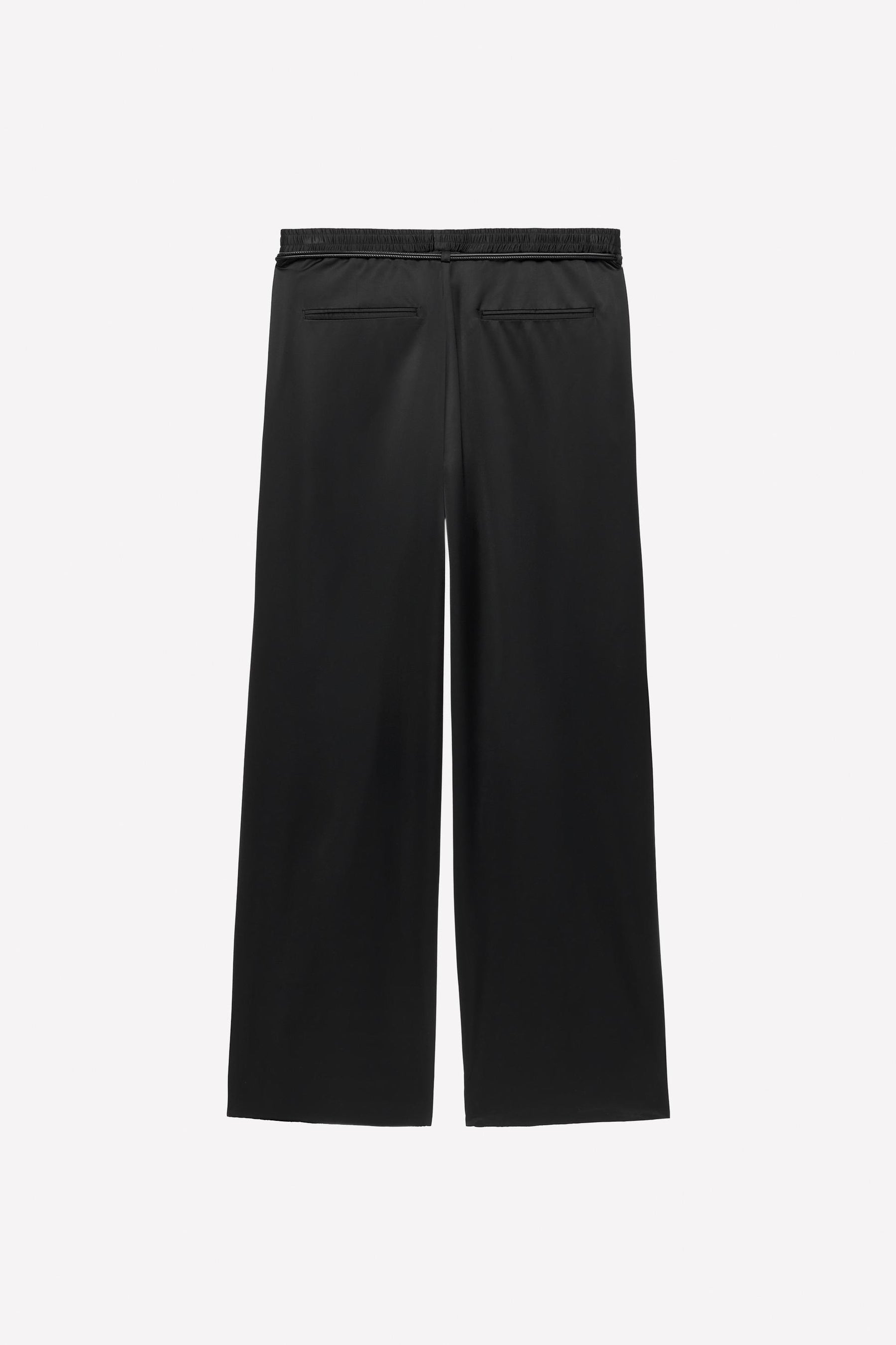 WOOL TROUSERS WITH BELT