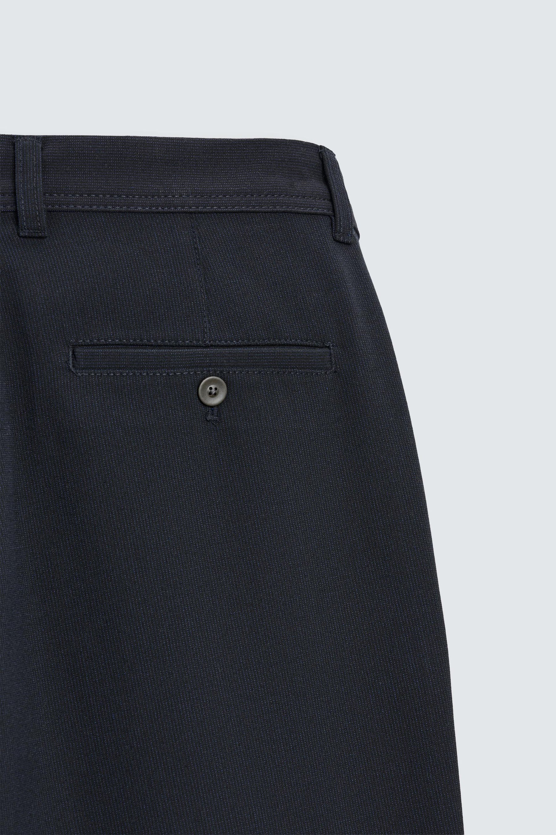 COMFORT TEXTURED CHINO TROUSERS - Image 8