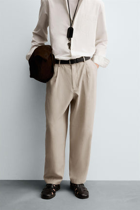 FLOWING PLEATED TROUSERS - Image 2