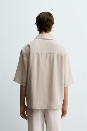 RELAXED FIT FLOWING SHIRT - Image 3