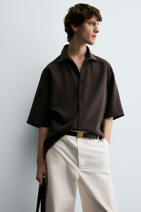 RELAXED FIT FLOWING SHIRT - Image 5