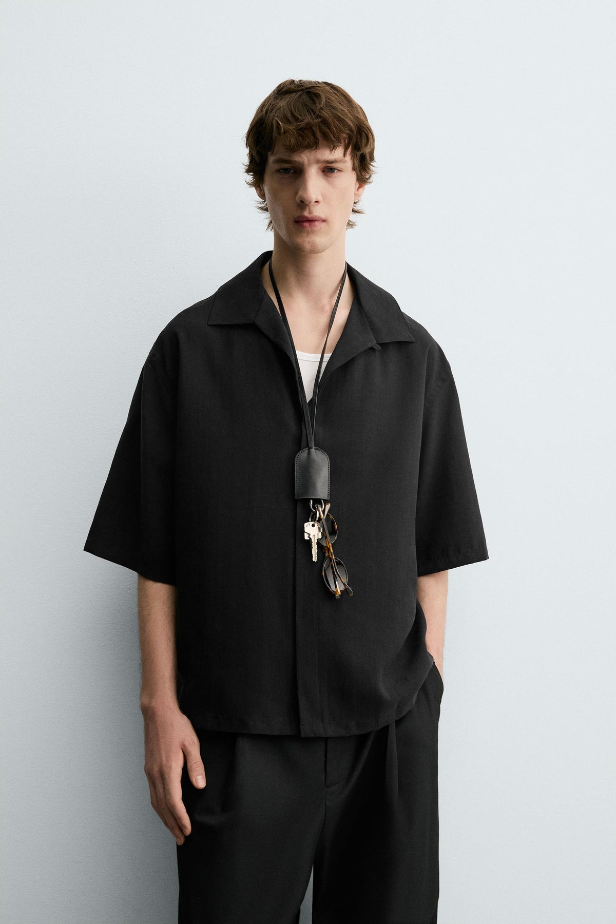 RELAXED FIT FLOWING SHIRT - Image 2