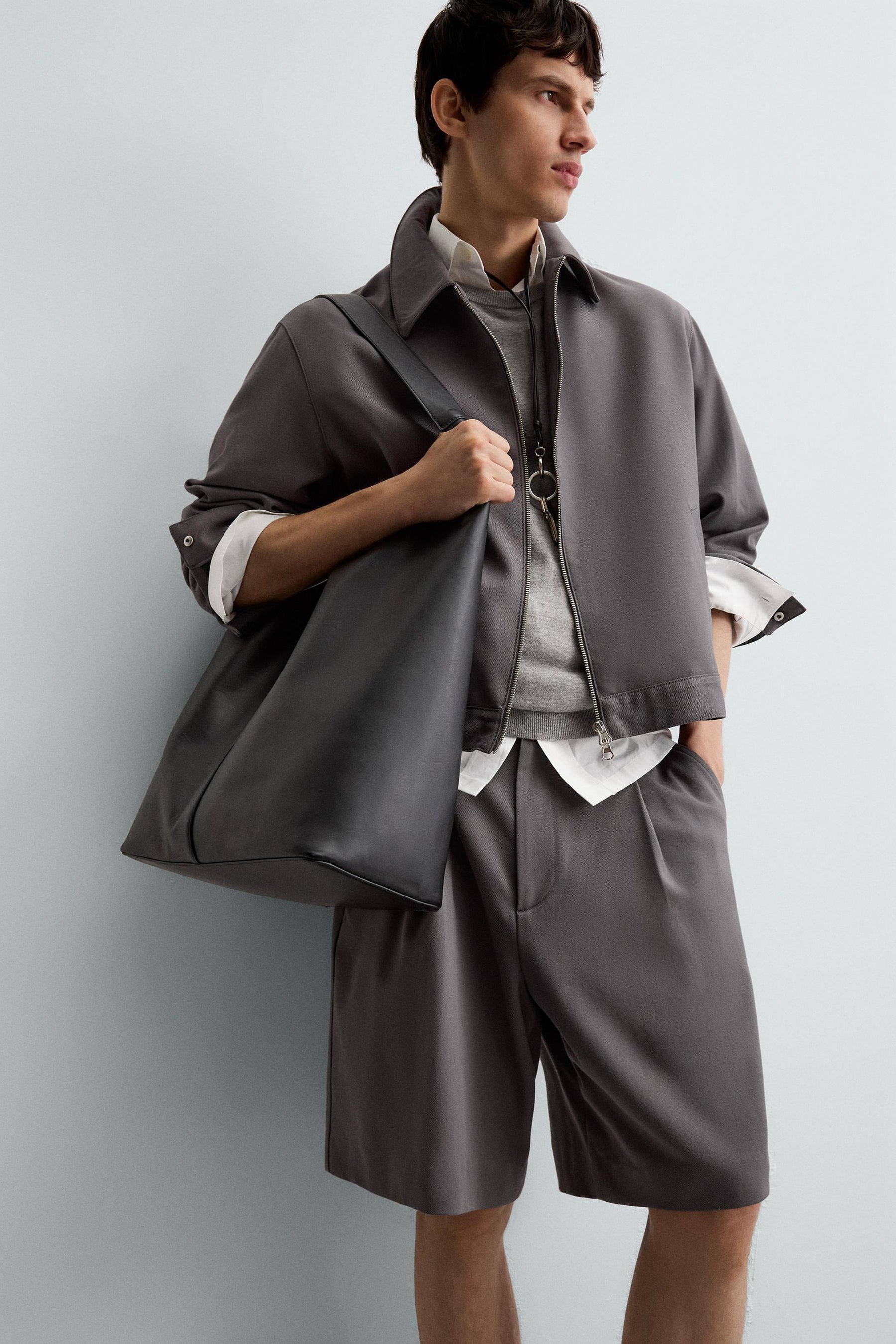 ZIP-UP OVERSHIRT - Image 5