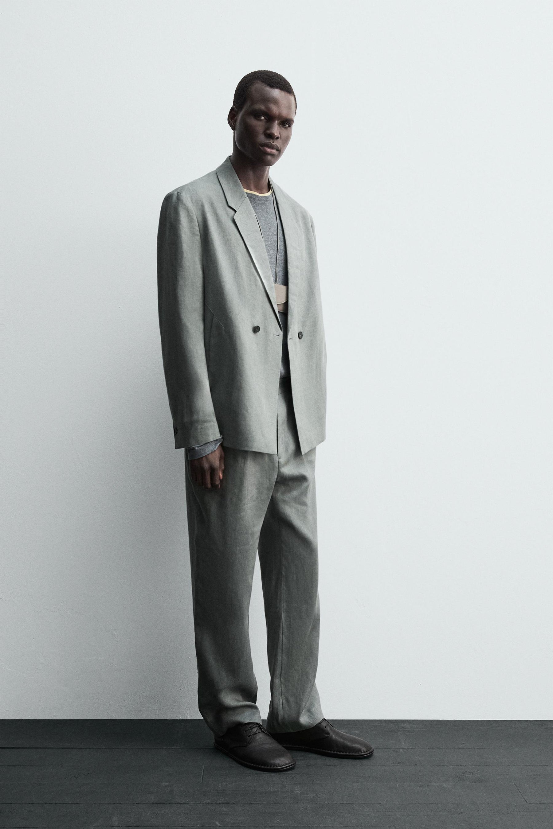 100% LINEN SUIT TROUSERS - Image 4